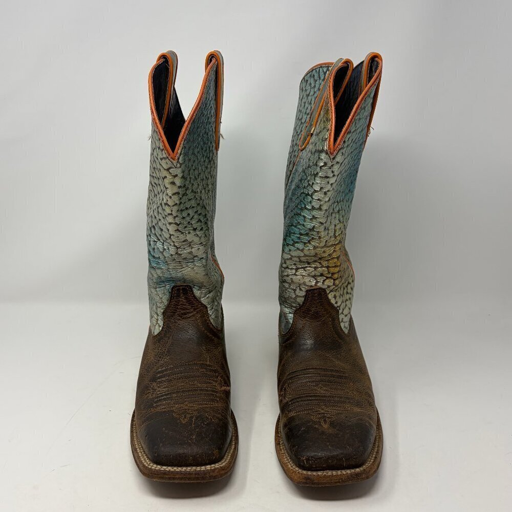 Ariat Gringa Western Boots 7 rainbow fishscale iridescent - Picture 3 of 13